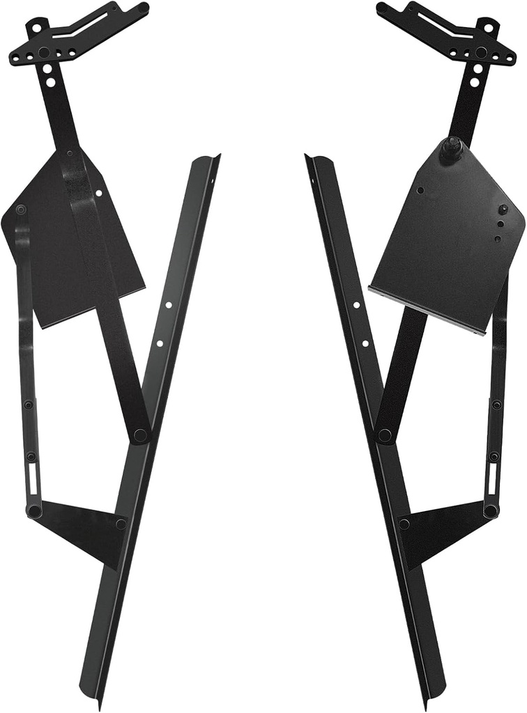 LAJIAOZ Universal One-Piece Garage Door Hardware Kit - Heavy Duty Steel Construction, 350 lb Capacity, Compatible with Manual and Automatic Doors, Fits Garage Doors 6 ft. 10 in. to 7 ft. 4 in. Tall