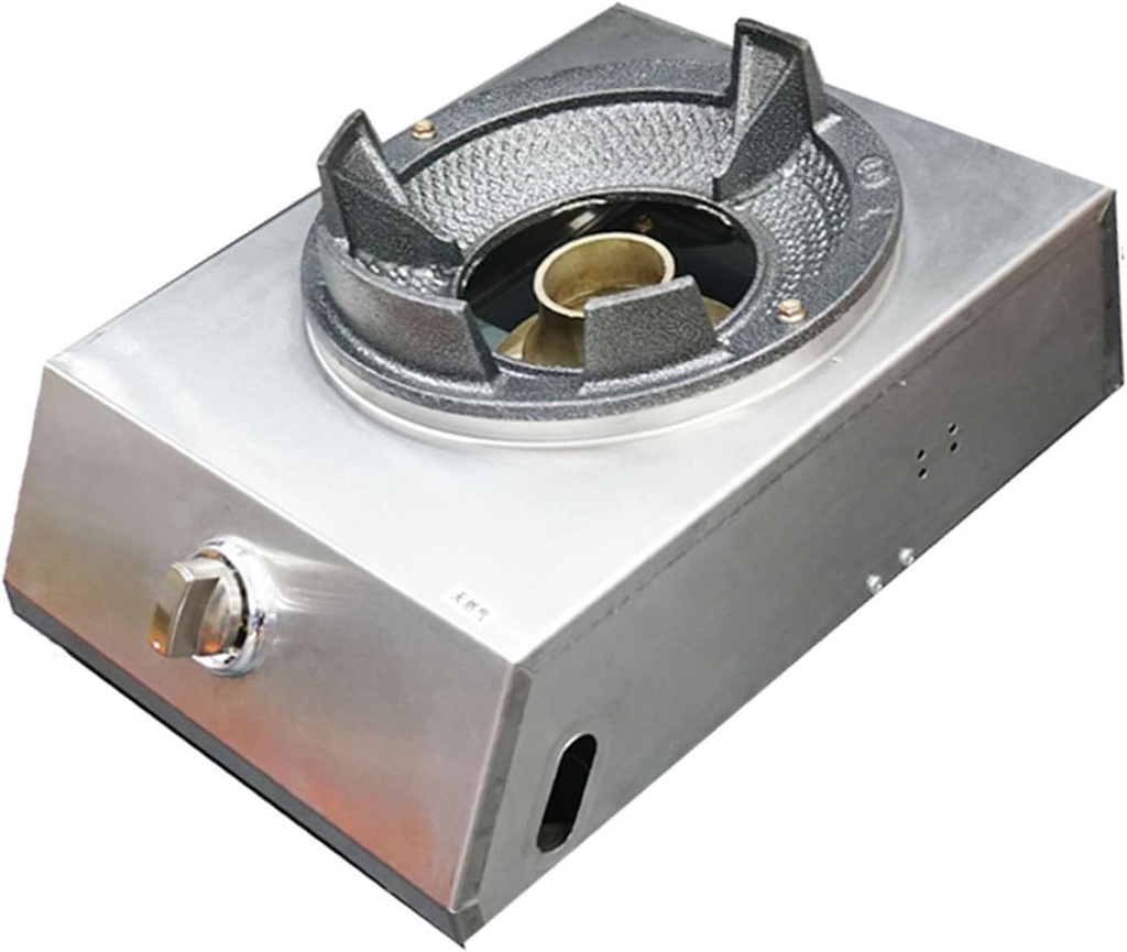 Stainless Steel Gas Cooktop,Desktop Stainless Steel Gas Stove,Flameout Protection,Suitable for Families and Canteens(LPG)(NG) (Size : LGP)