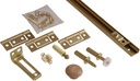 Hardware Essentials Bi-Fold Door Hardware Set 36' Opening, 1-Kit (852951), Brass