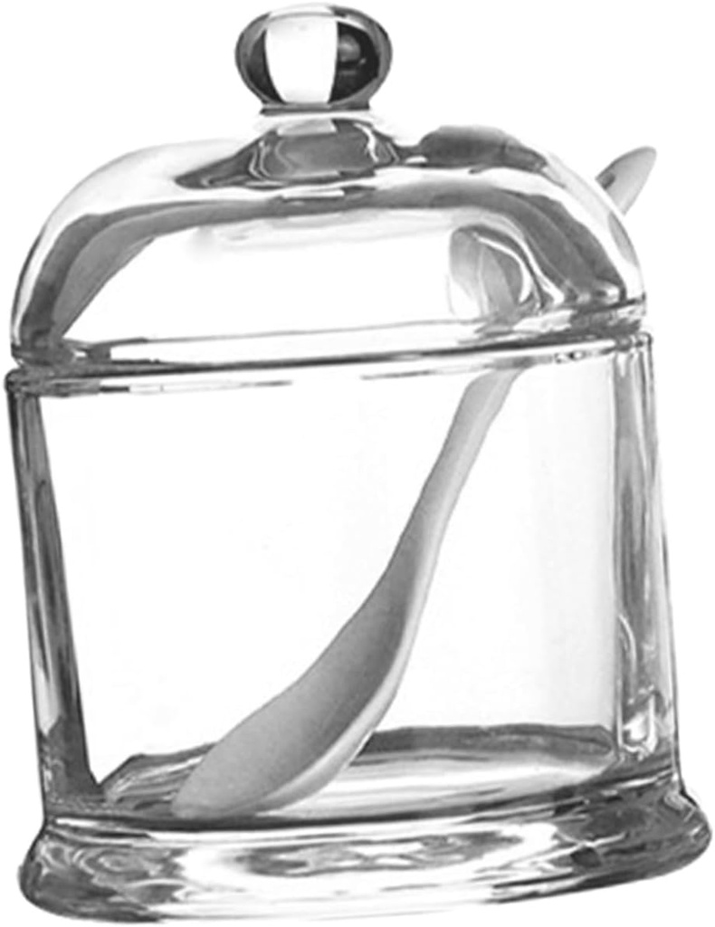 Garneck Home Kitchen Spice Jar Condiment Dispenser Salt Box Pepper Holder Storage Containers Lids