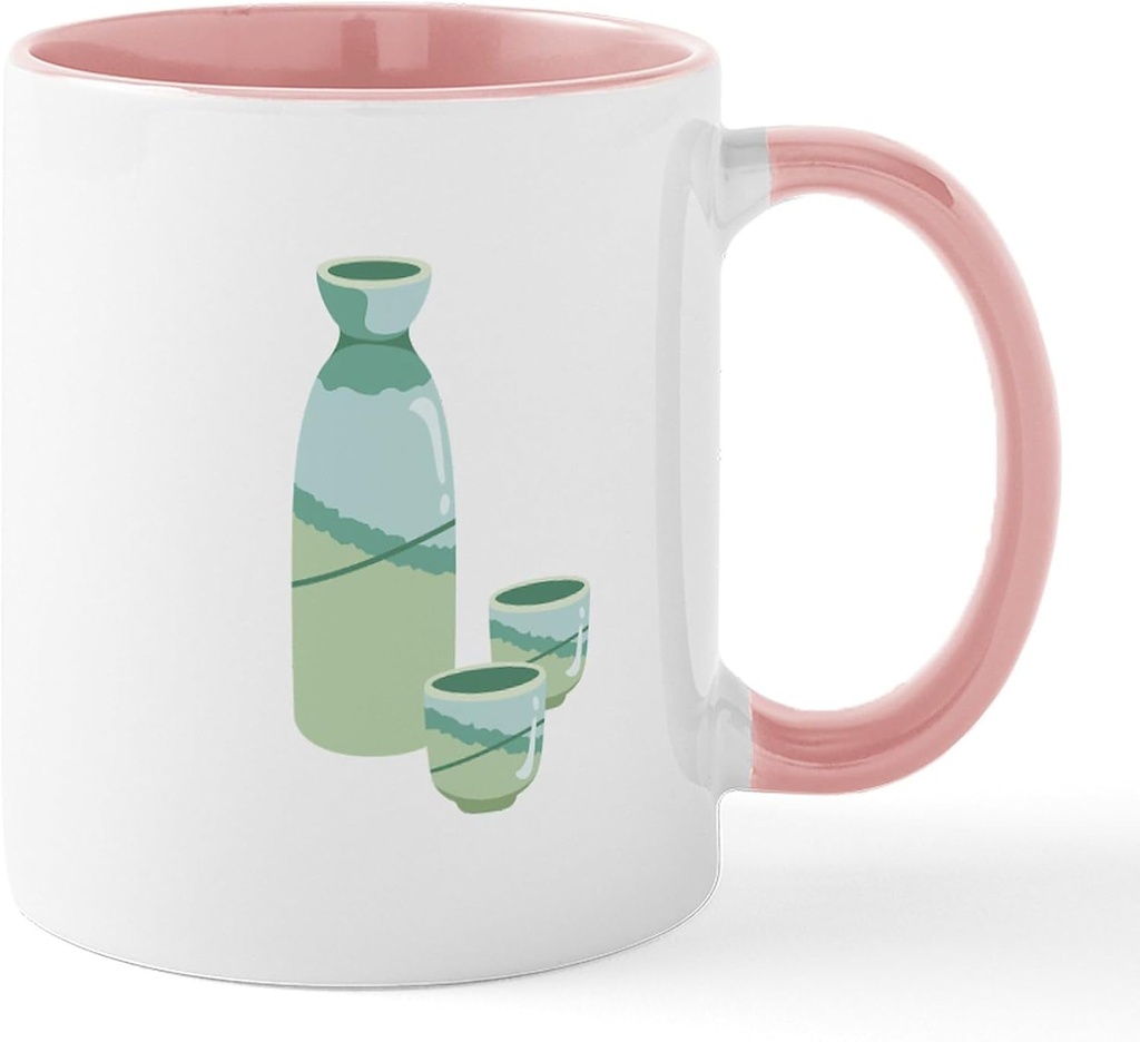 CafePress Sake Drink Set Mugs 11 oz (325 ml) Ceramic Coffee Mug