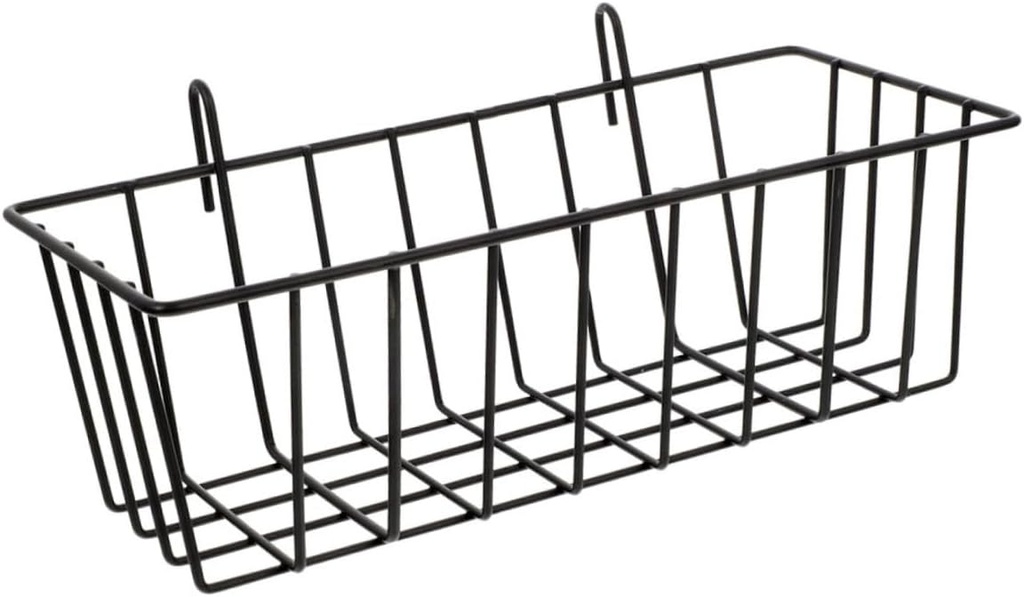 PRETYZOOM Bathroom Wall Storage Rack Sturdy Wire Hanging Basket Kitchen Organizing Shelf