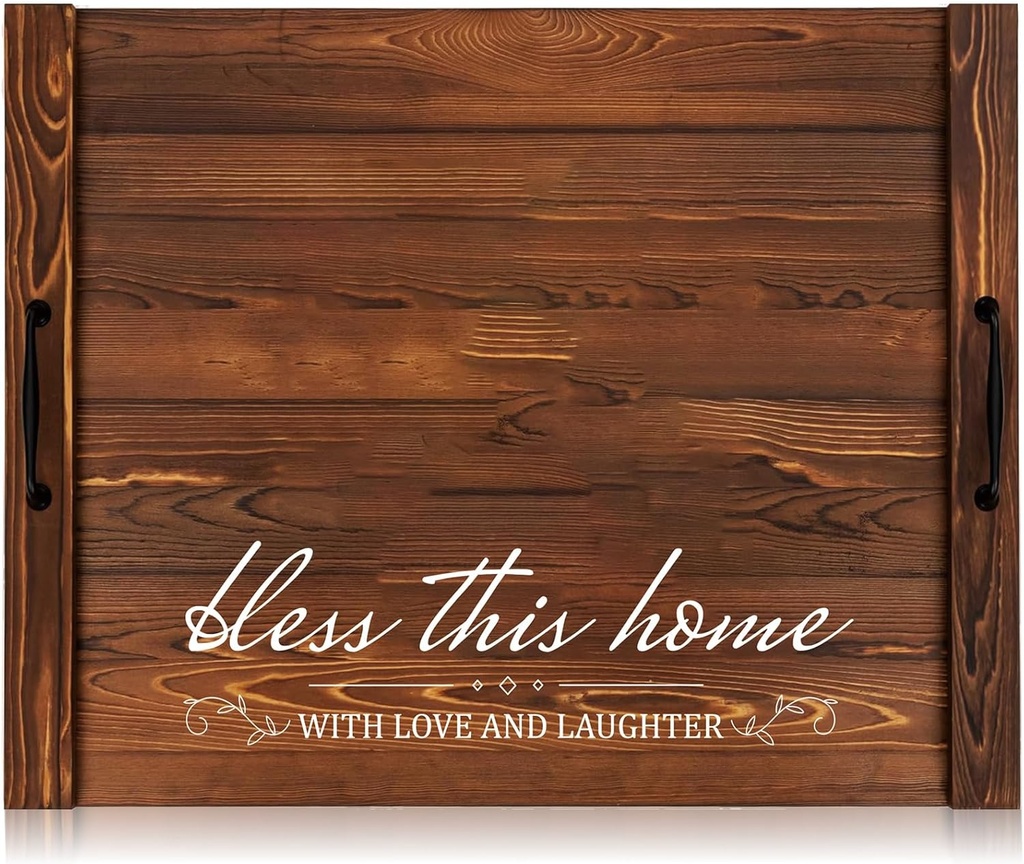 Patelai Noodle Board Stove Wooden Cover Stove Top Cutting Board with Handles 27.5 X 21.6 Inches Sink Cover for Electric Gas Burners Kitchen Counter Space(Blessing Style)