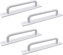 Sliding Barn Door Handle,7.09 Inch Length Zinc Alloy 5.04 Inch(128mm) Hole Center Gate Door Handle Closet Door Pulls for Kitchen, Cabinet, Bathroom,Garage Shed,Set of 4