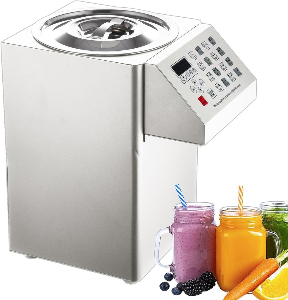 Automatic Fructose Dispenser for Commercial | Electric Fructose Sugar Syrup Dispenser - Fructose Machine Coffee Bubble Tea Milk Tea Equipment for Milk Tea Shop