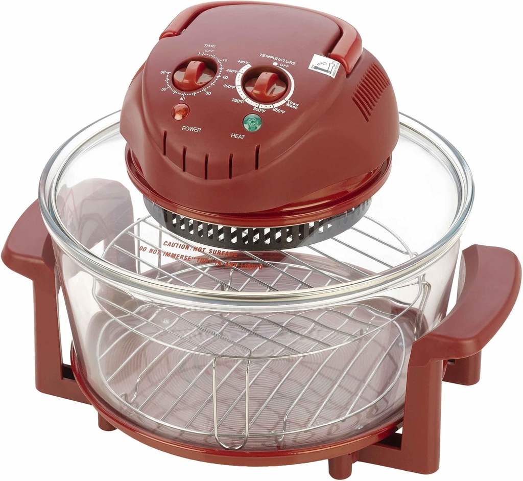 Fagor America Fagor Halogen Tabletop Oven, Red