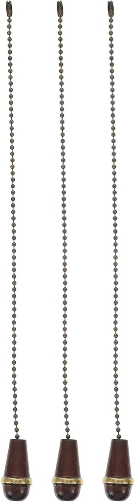 3pcs Ceiling Fan Lighting Zipper Bathroom Light Pull Cord Ceiling Fan Pull Chain Ornaments Chain Extension s Decorative Ceiling Extension