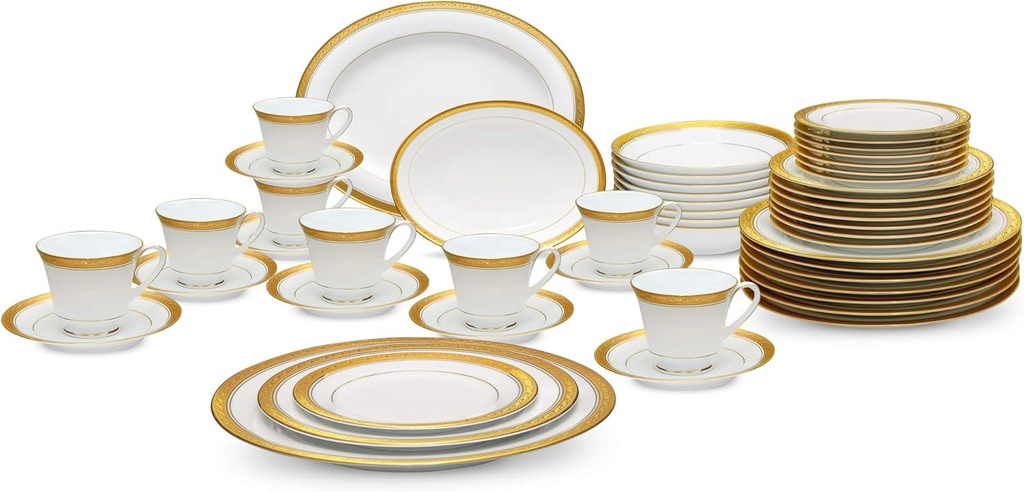 Noritake Crestwood Gold - 50 piece set, service for eight