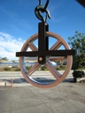 CBM Scaffold 12" Aluminum Hoist Pulley Wheel Working Load up to 1000 Lbs Lifting or Lowering