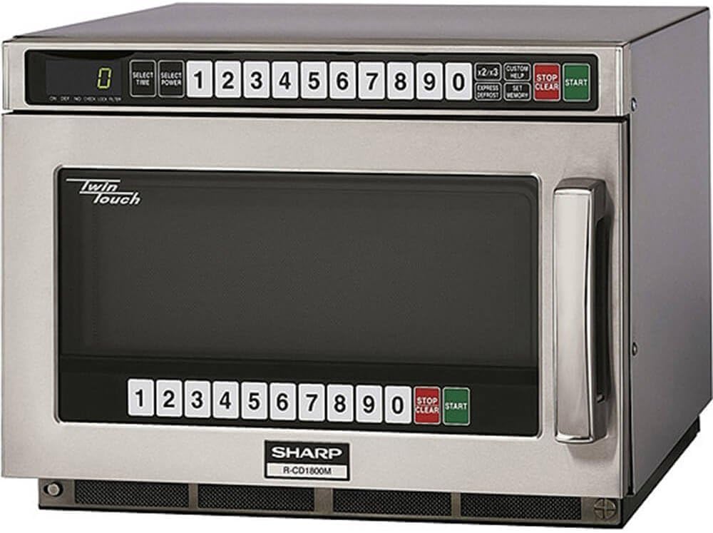 Sharp R-CD1800M Commercial Microwave, Silver