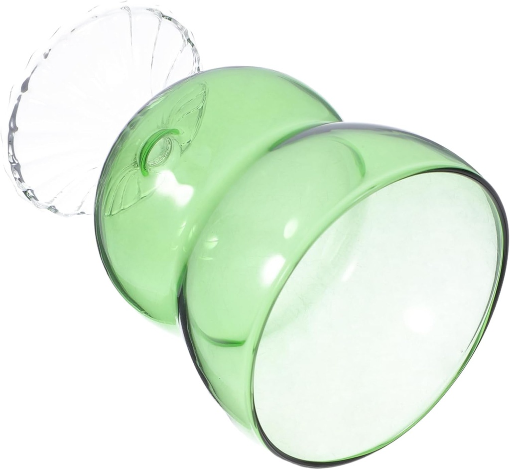 Elegant Transparent Glass Gourd Wine Glass Stemmed Goblet for Mixed Drinks for Weddings Anniversaries Christmas Parties Easy to Clean and Showcase Wine Color