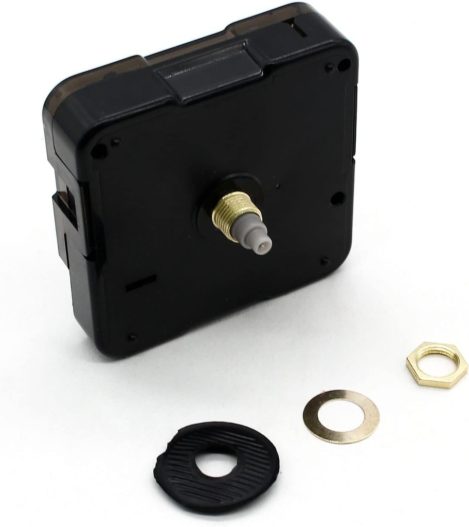 1pc Clock Mechanism Replacement, 13mm/0.51 Inch Shaft Length Wall Clock Mechanism, Quartz Clock Movement, DIY Silent Movement Mechanism Replacement (Thread: 0.21"/5.5mm)