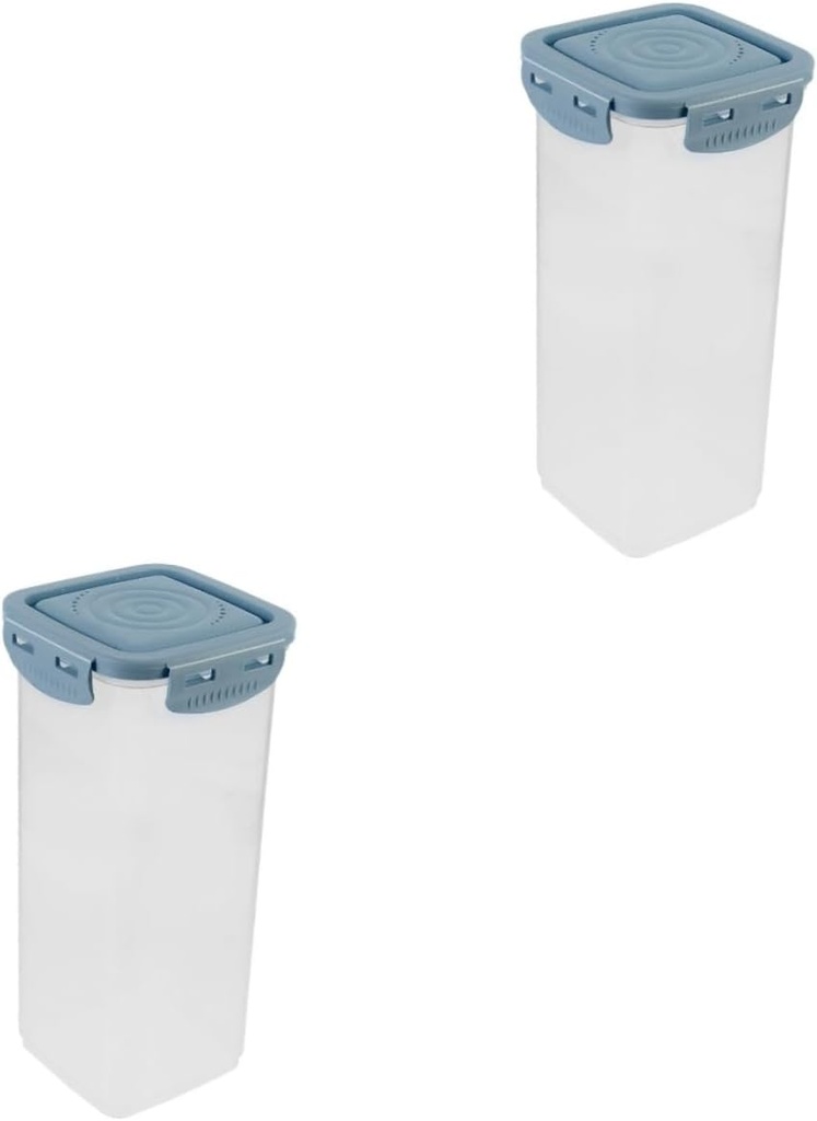 IMIKEYA 2pcs Box Storage Box for Bread Yogurt Airtight Bread Storage Case Lid Countertop Container