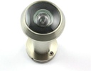 Brushed Tone Metal 220 Degree Angle Door Viewer Peephole w Cover 35-55mm