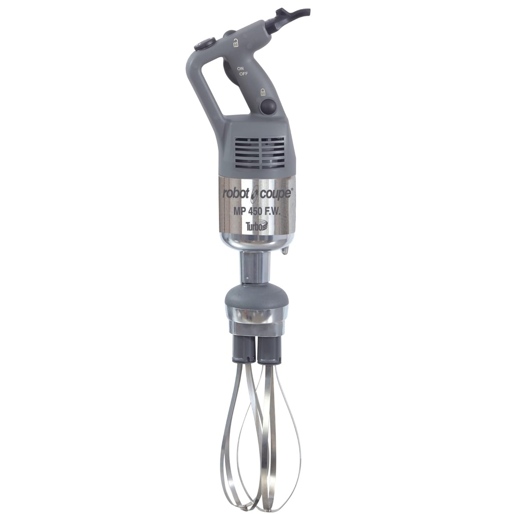 Robot Coupe MP450FW 10 Inch Variable Speed Commercial Power Mixer Immersion Blender, 720-Watts, 120v, Gray