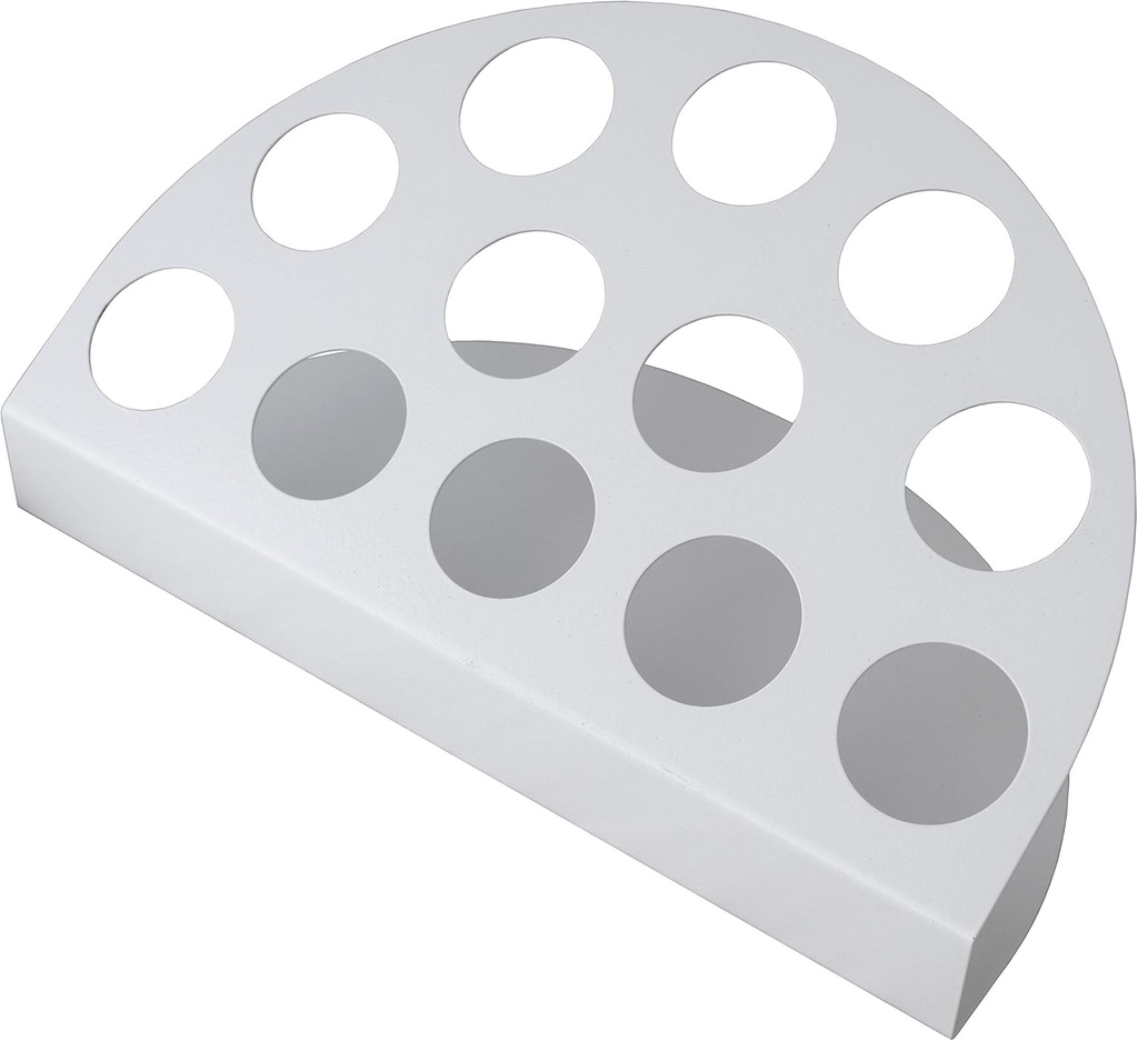 RMP Coffee Pod Holder - Holds 12 Coffee Pods, fits K-Cups and Other Standardized Single-Serve Coffee Pods - White