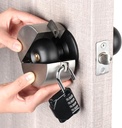 Door Handle Lock Device - Prevents Turning of Door Knob and Access to Keyhole