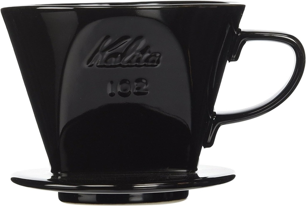 Kalita Ceramic Coffee Dripper (Black) for 2-4 Cups (#02005)