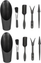 2sets Plant Transplanting Tool of Garden Hand Tools for Excavation Weeding and Loosening for Indoor and Garden Use