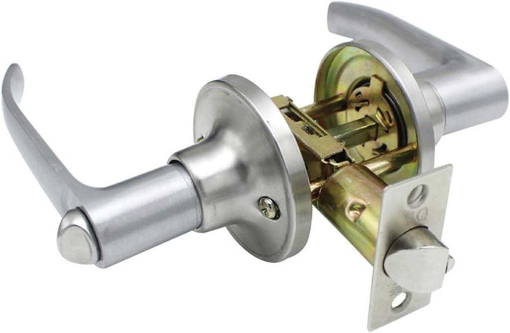 Door Handle Lock Entry Sliding Front Doors Entrance Keyed Locks Home Use for Bedroom Living Room Indoor Household