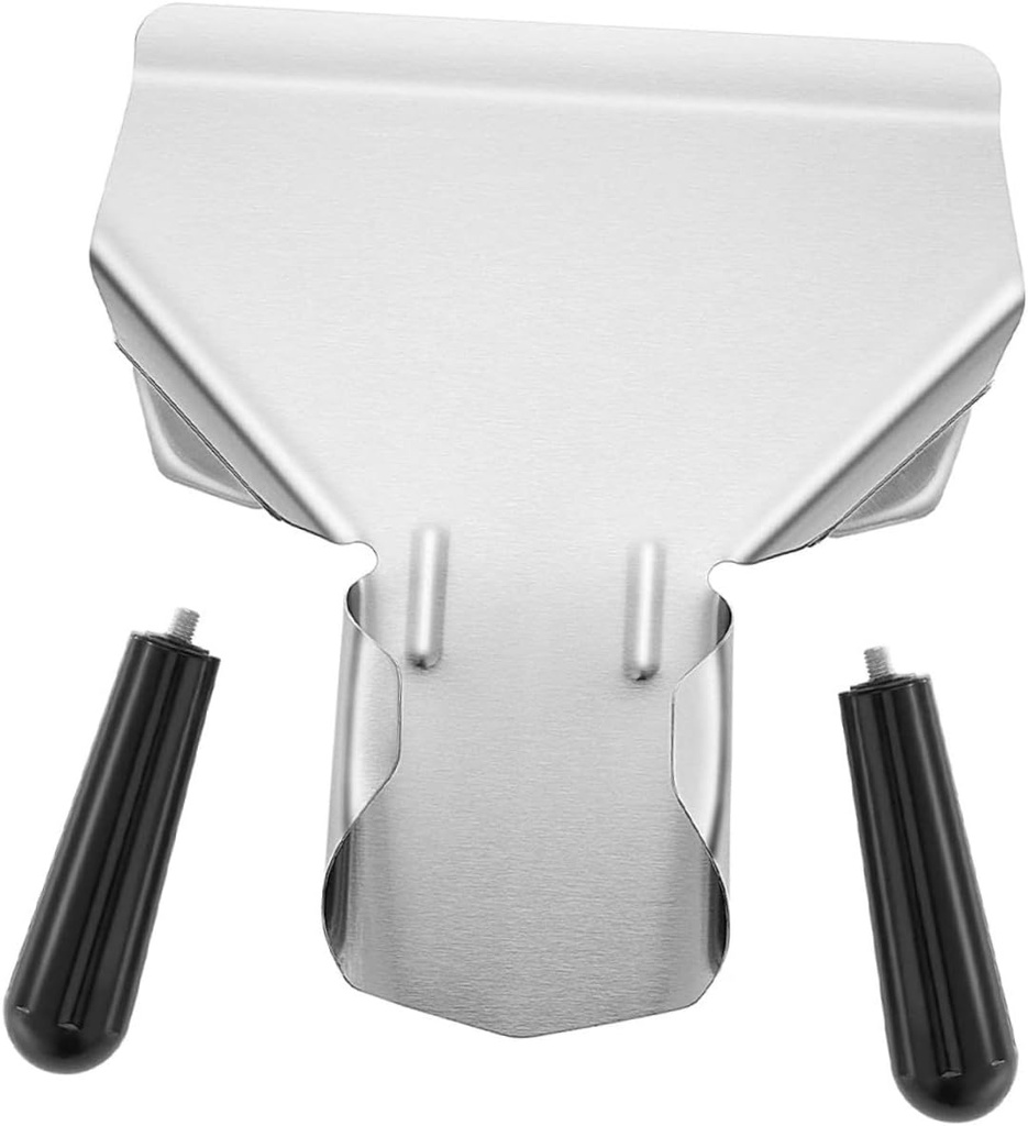 Stainless Steel French Fries Shovel Potato Cutter for French Fries Feed Scoop Popcorn Food Scoops Rice Shovel