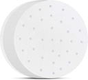 Air Fryer Parchment Paper, Set of 200, 8 inch Steamer Liners/Perforated Round Air Fryer Sheet Filter Liners/Dumpling Bamboo Steamer Paper for Airfryer, Steaming Basket and More