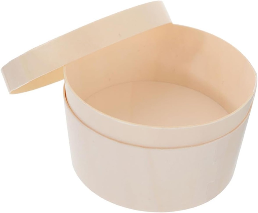 Round Wooden Cake Box with Lid Dessert Storage Container for Cakes Cupcakes Pastries for Weddings Showers and Parties Sturdy Stylish Design