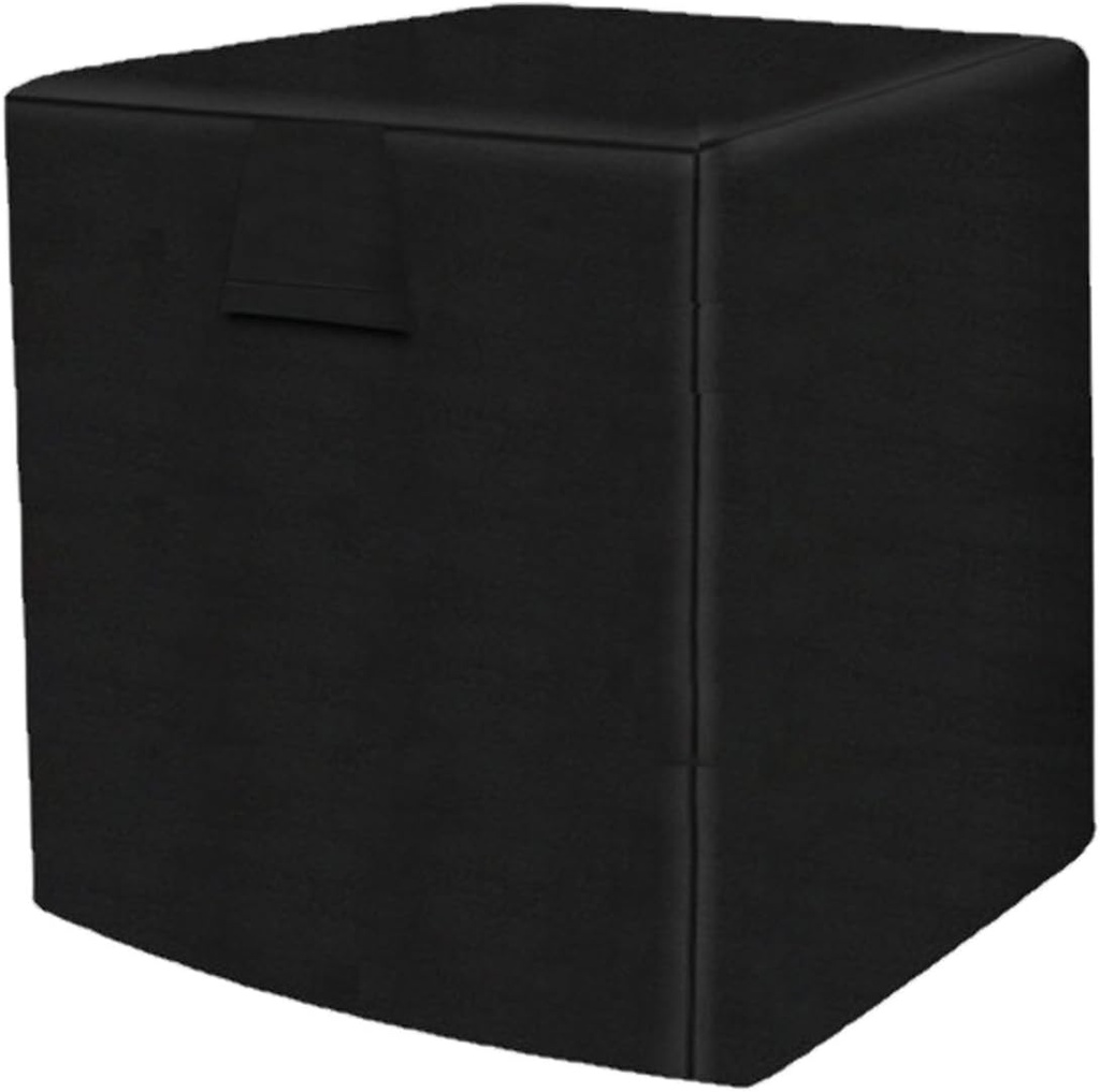 AC Unit Covers Outdoor, Outdoor Air Conditioner Cover, Black, Oxford Cloth, 5-Sided Protection, Sunproof, Waterproof, Dustproof(65x65x80cm/26x26x32in)