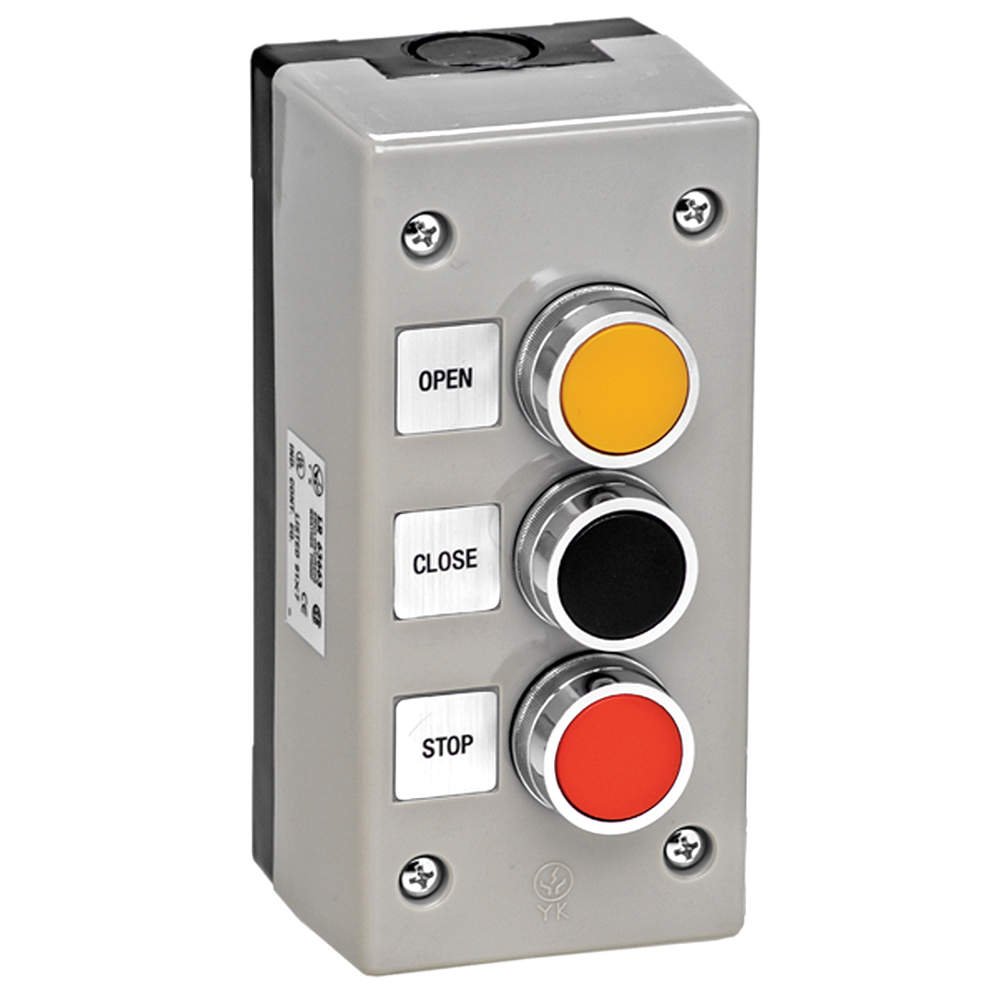 Control Station, 3 Buttons, Surface Mount