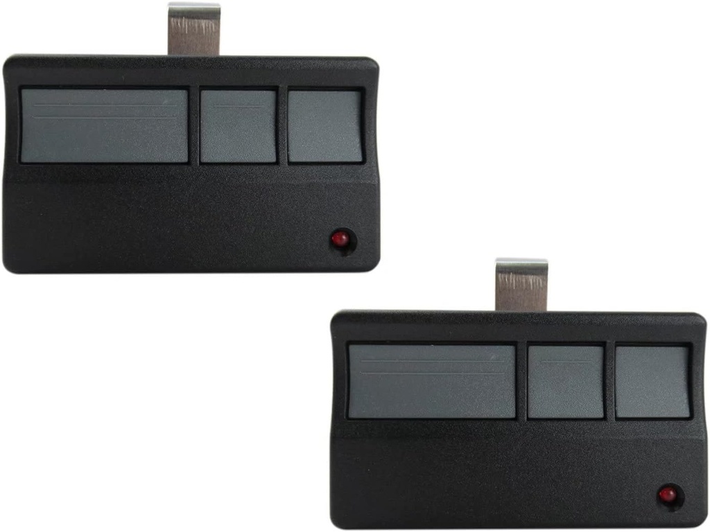 2X Replacement Compatible for LiftMaster 970LM, 971LM, 972LM, 973LM, 973W, 974LM Garage Door Opener Remote, (Red or Orange Learn Button openers 1997-2005)