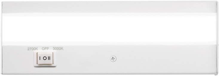 WAC Lighting BA-ACLED8-27/30WT Duo ACLED Dual Color Option Bar in White Finish; 2700K and 3000K, 8 Inches