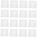 50pcs Cupcake Boxes Lids Medium Food Containers for Baked Goods Stackable Thick Material Resists Fogging for Desserts and Individual Servings