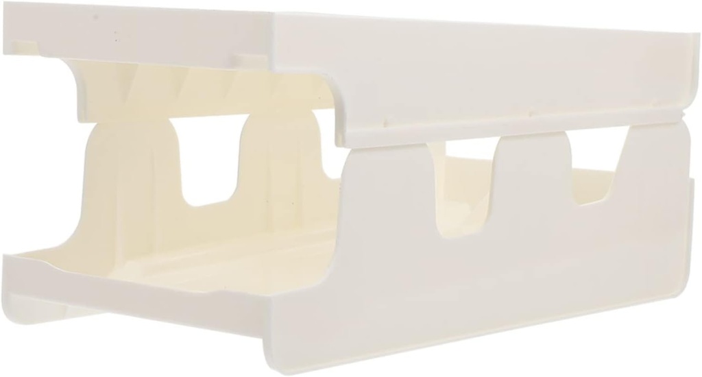 Beverage Can Organizer Double-layer Refrigerator Storage for Soda and Beer Cans Pet Material for Kitchen Counters Freezers and Rvs