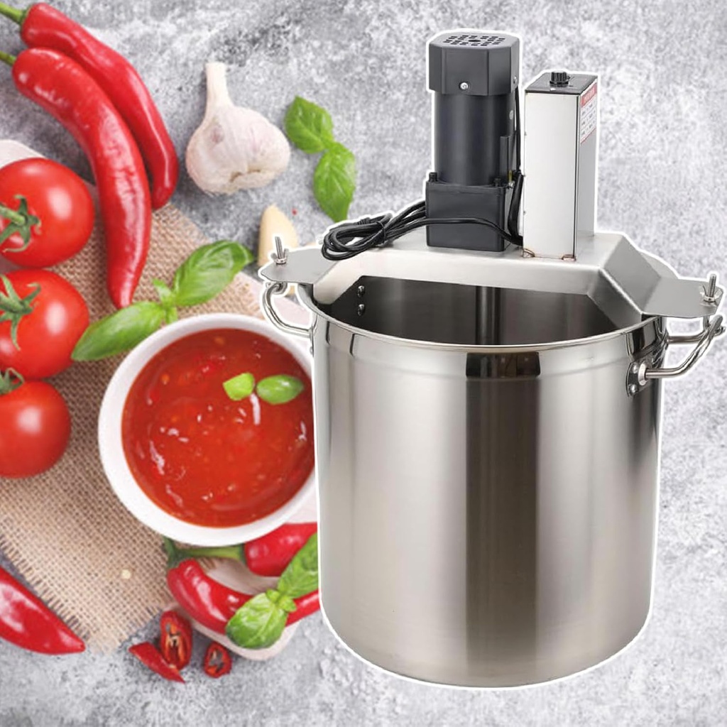 Electric Stand Mixer, 400W Mixer Electric Mixers, Stainless Steel Electric Whisk, Electric Hot Pot Soup Base Mixer,220V