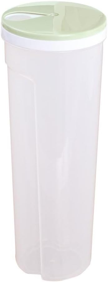 lasenersm 1 Piece Pasta Container Clear Noodle Container Noodle Storage Container Food Storage Container Pasta Storage Container Round Noodle Storage Box Pasta Storage Box with Lid, Green