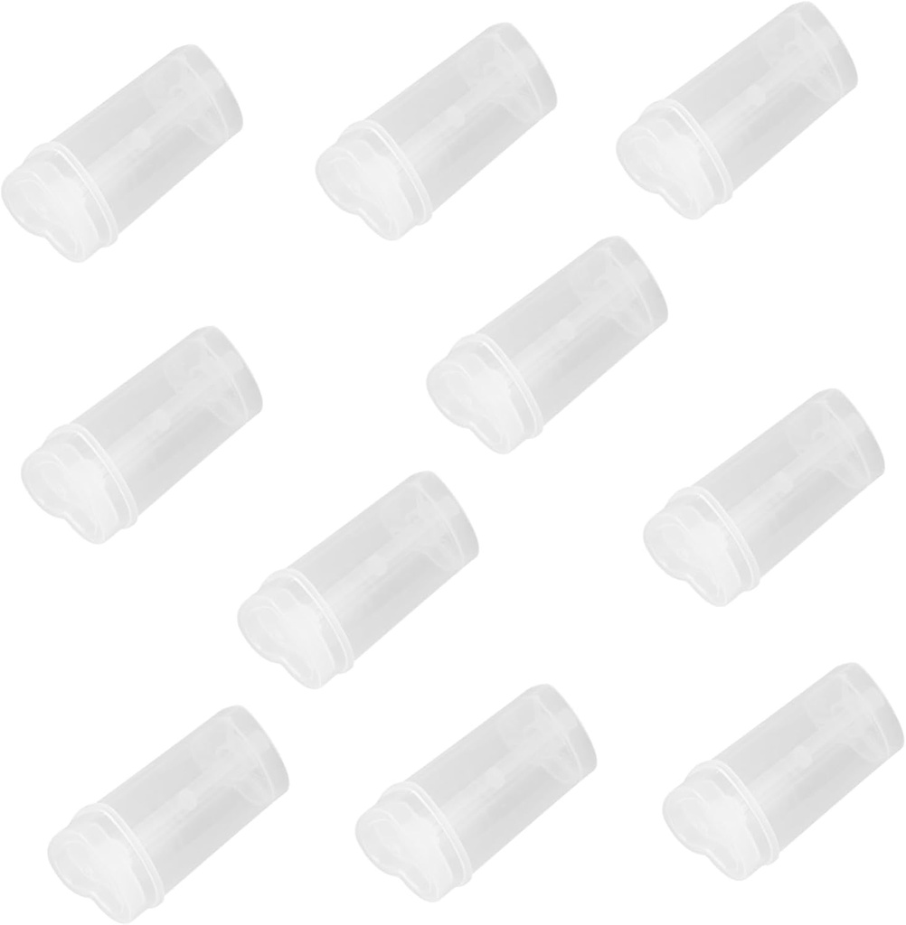 10pcs Heart-Shaped Push Cake Holders Rainbow Cake Shooter Containers Plastic for Birthday Parties and Events