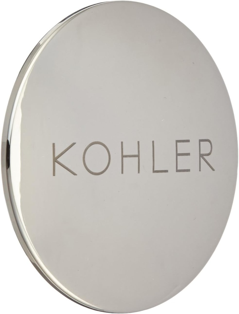 KOHLER Overflow Cap for Iron Plains Bathroom Sinks, Vibrant Polished Nickel
