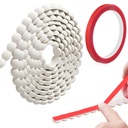 Flexible Molding Trim Peel and Stick Molding, 10 ft Self-Adhesive Bead Pearl DIY Wall Trim (10ft /15 mm)