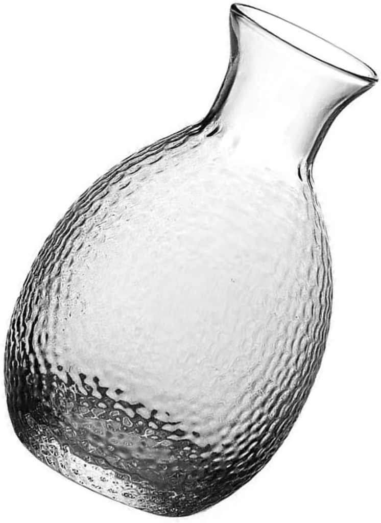 Japanese Sake Decanter Elegant Glass Wine Separator for Home Use Traditional Sake Pot for Serving Decoration Wine Transparent Design