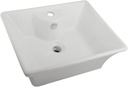 Kingston Brass EV4049 Fauceture Forte Vitreous China Bathroom Vessel, White