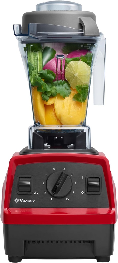Vitamix Explorian E310 Blender, Professional-Grade Kitchen Blender for Smoothies, Soups, Juices and More, 10-Speed, Stainless Steel Blades, Self-Cleaning Kitchen Appliance, 1.4L Container, Red