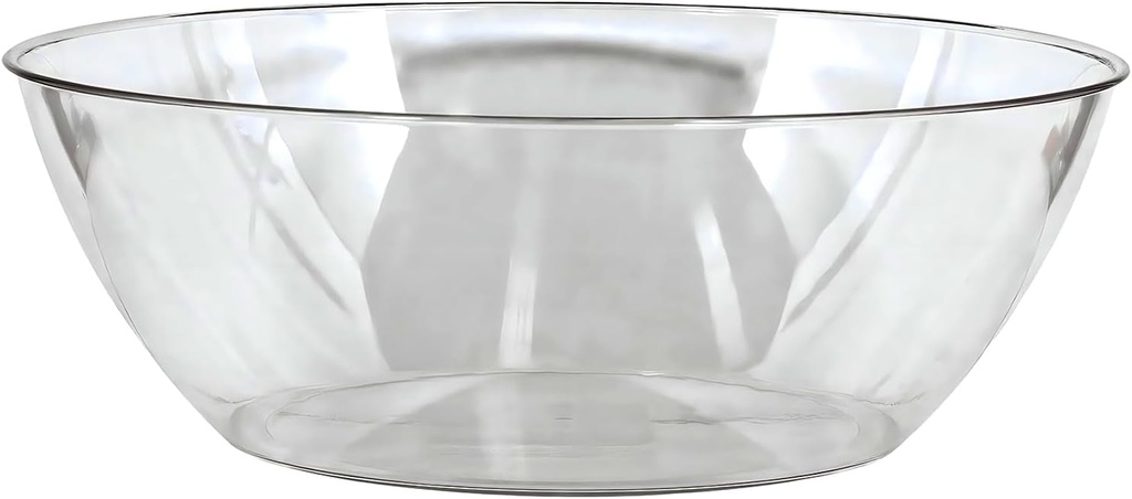 Clear Plastic Recyclable Bowl - (10 qt.) 1 Piece - Durable Serveware, Ideal for Everyday Use and Any Occasion