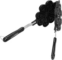 Heart Shaped Waffle Maker, Stainless Steel Handle Waffle Pan, Heart Shaped Pancake Mold for Home Cooking, Breakfast