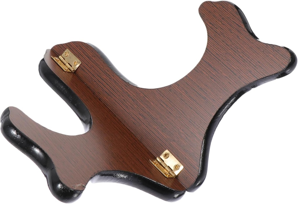 VOSAREA Wooden Tea Cakes Display Rack Multi-Tier Plate Storage Stand Desktop Tea Accessory Holder for Home and Office