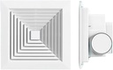 Toilets Kitchen Bathroom Strong Mute Ceiling Exhaust Fan Plasterboard PVC Open Hole Ceiling Copper Motor Ventilation Fan Bedrooms