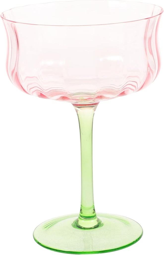 Elegant Vintage Style Glass Goblets Cocktail Tumbler Lid Drinking Glasses