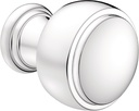 Moen Weymouth Chrome 1.32" Brass Cabinet or Drawer Knob, YB8405CH