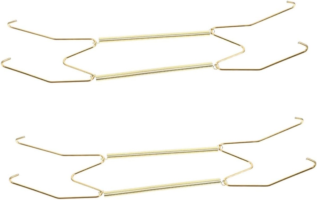 2pcs Invisible Decorative Plate Hangers Wall Mount Plate Holders Easy Installation Strong Spring Mechanism for Home