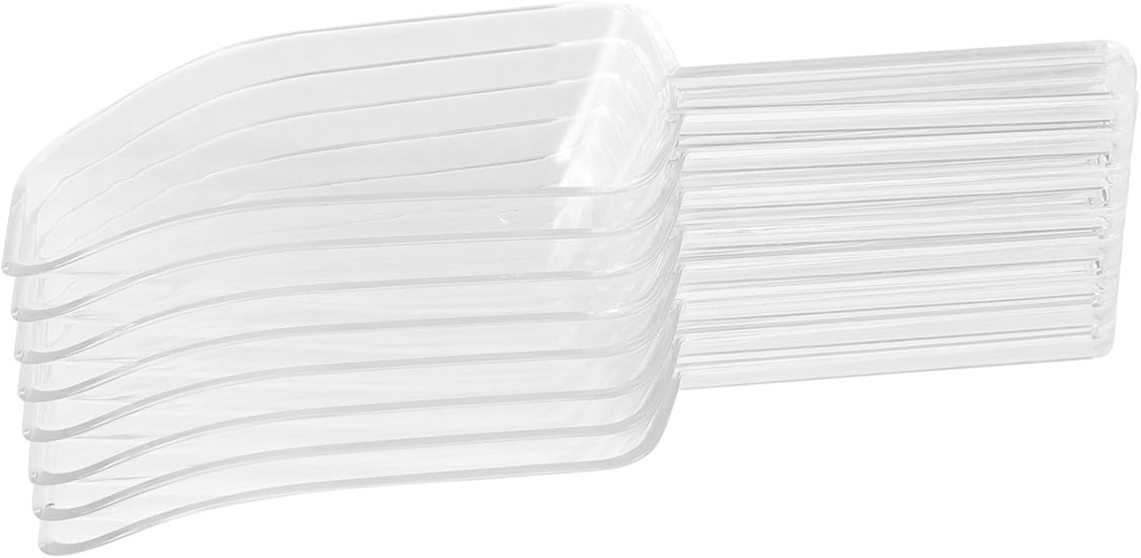 Ciieeo 8-Piece Plastic Scoop Set for Candy Flour and Ice Mini Food Scoops Sturdy and Easy to Clean for Buffets and Desserts