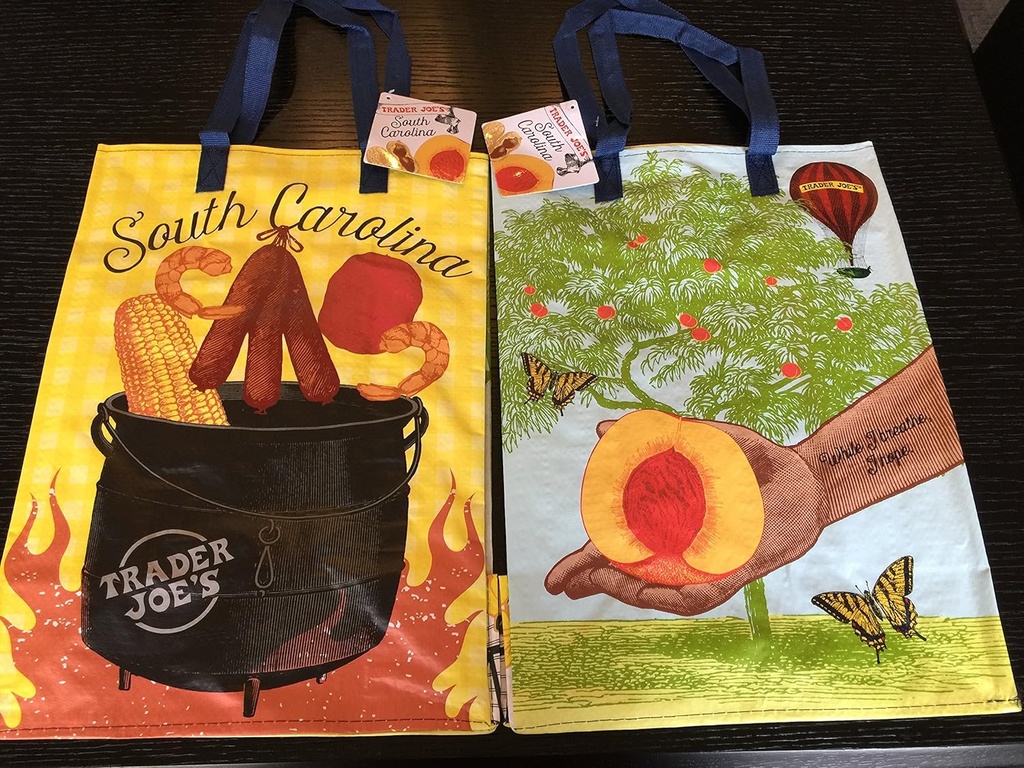 Trader Joe's South Carolina Reusable ECO Tote grocery Bag